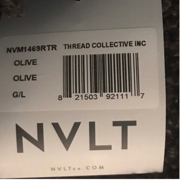 NVLT Boucle Teddy Coat Large Olive Dark Grey Brown Minimalist Neutral New - Picture 9 of 10